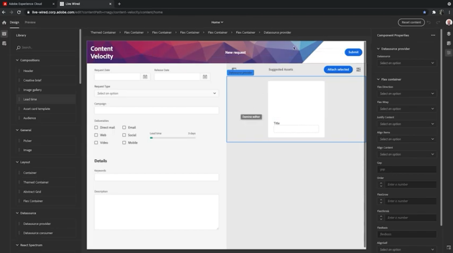 #ProjectLiveWired | Adobe Summit Sneaks 2021. Проект Firefly позволяет разработчикам внедрять инновации с помощью API Adobe Experience Cloud. Объединив Firefly с мощью Adobe XD, родился #ProjectLiveWired: простой процесс слияния инженерных и UX рабочих процессов для вашего следующего замечательного приложения.