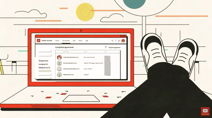 Малый бизнес движется с помощью Adobe Acrobat Pro DC с расширенным электронным знаком. Узнайте, как Acrobat Pro с advanced e-sign-это универсальное SMB-решение, сочетающее в себе мощную функциональность Adobe Sign и лучшие в мире инструменты PDF. Теперь малые предприятия могут использовать преимущества цифровых документов в большем количестве способов, чем когда-либо, чтобы помочь улучшить свой цифровой след, охватить клиентов онлайн и взаимодействовать более профессионально.