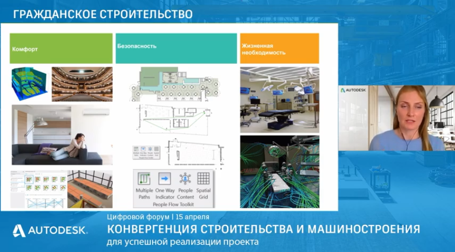 Блок 2: Гражданское строительство / Конвергенция строительства и машиностроения. Второй блок цифрового форума "Конвергенция строительства и машиностроения для успешной реализации проекта" Autodesk, Купить Autodesk AutoCAD, Гражданское строительство, Конвергенция строительства и машиностроения