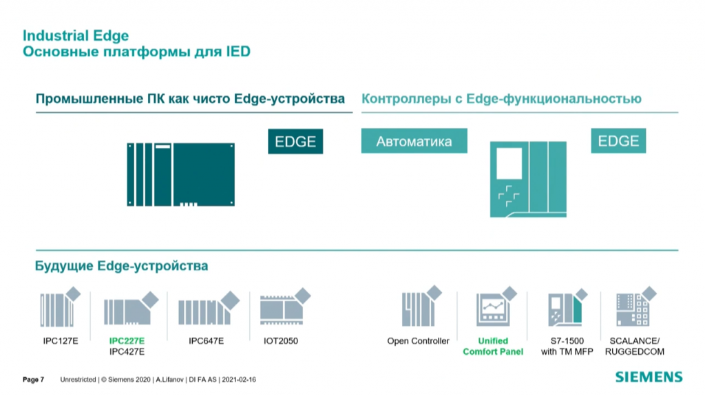 Александр Лифанов. Платформа граничных вычислений Siemens Industrial Edge. Александр Лифанов, Руководитель направления «Промышленные компьютеры и граничные вычисления» в Siemens, в своем докладе рассказывает о платформе граничных вычислений Siemens Industrial Edge. Kaspersky Lab, Купить Kaspersky Security для бизнеса, KICScon, Александр Лифанов