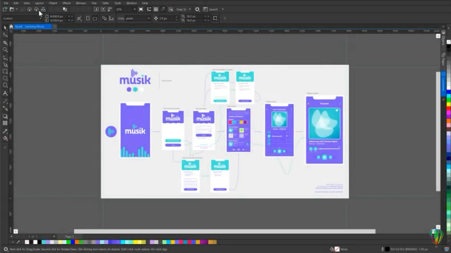 Панель мониторинга | CorelDRAW для Windows. С помощью новой панели мониторинга проекта теперь вы можете интуитивно организовывать, хранить и делиться своими облачными файлами CorelDRAW.