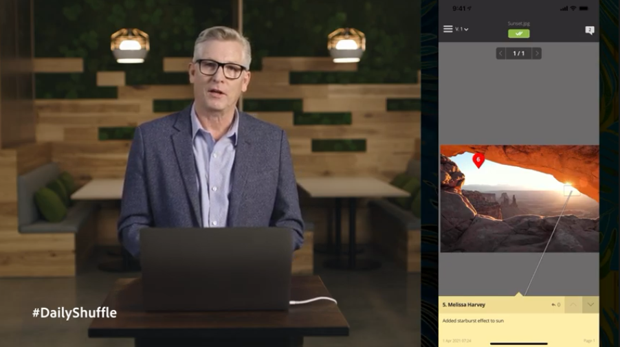 #DailyShuffle| Adobe Summit Sneaks 2021. В наши дни баланс между работой и личной жизнью может показаться невозможным. Проект #DailyShuffle действует как личный помощник искусственного интеллекта, который протягивает вам руку помощи, когда сталкиваются работа и личные обязательства. 