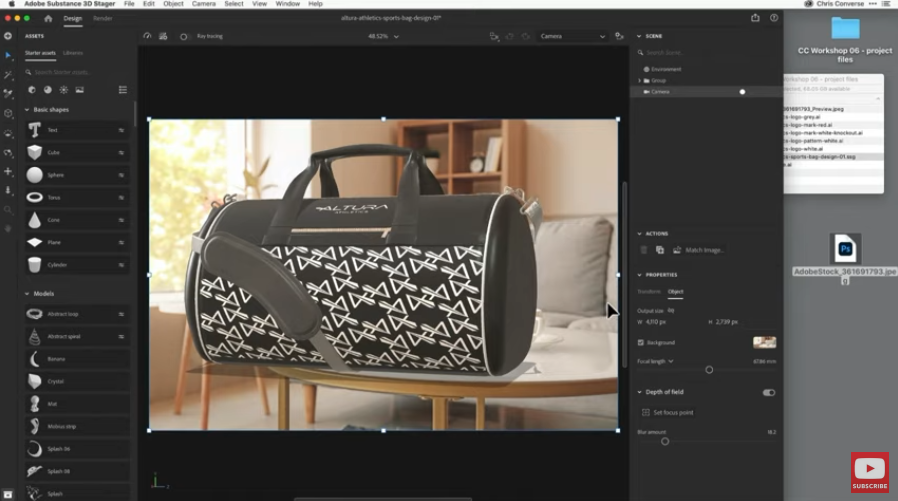 Серия Семинаров: Брендинг - Создание Рекламных Материалов | Adobe Creative Cloud. Вы создали уникальный бренд. Теперь пришло время визуализировать это в реальном мире. Узнайте, как добавлять свои фирменные иллюстрации и логотипы на рекламные щиты, сумки для покупок и даже виртуальные фотографии с помощью Adobe Stock, Adobe Photoshop и Adobe Substance 3D Stager. Adobe, Купить ADOBE, ADOBE Systems, Купить Adobe Creative Cloud, Купить Adobe Document Cloud (Adobe Acrobat DC), Купить Adobe Illustrator, Купить Adobe Photoshop Lightroom